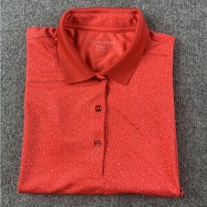 Galvin Green Womens Short Sleeve Golf Polo Shirt Size M Red
